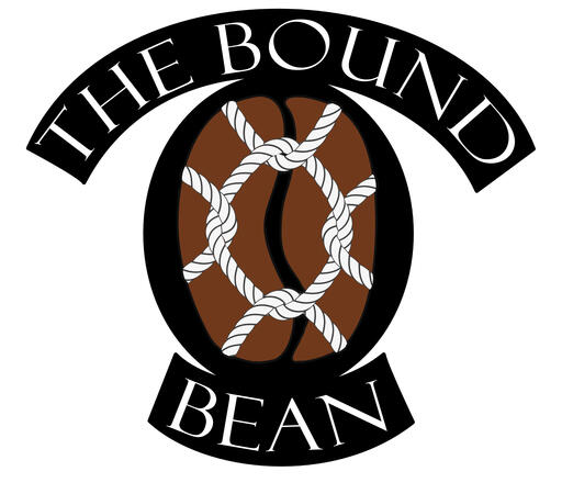 The Bound Bean Logo. This logo was created for an alternative lifestyle cafe that will be opening in Denver, Colorado. Affinitity Designer was utilized in it's creation.