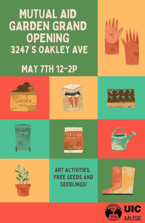 Mutual Aid Garden Flyer. This flyer was created in Canva for the event that my graduate cohort put on for a course. The template allowed there to be Spanish and Chinese translations of the flyer.