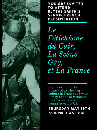 French Thesis Disertation. This flyer was made in Adobe for one of my theses defenses.