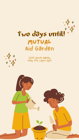 Event Instagram Story Post. This was created for an event my cohort put on for the public engagment class. This was one of the announcement posts I created in Canva.